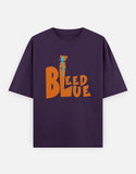 C-Labs I Bleed Blue Oversized Classic T-Shirt Purple Front_1_c_26_ab6a7f5f-7008-4bd7-a2e9-ba51fbadf0f9