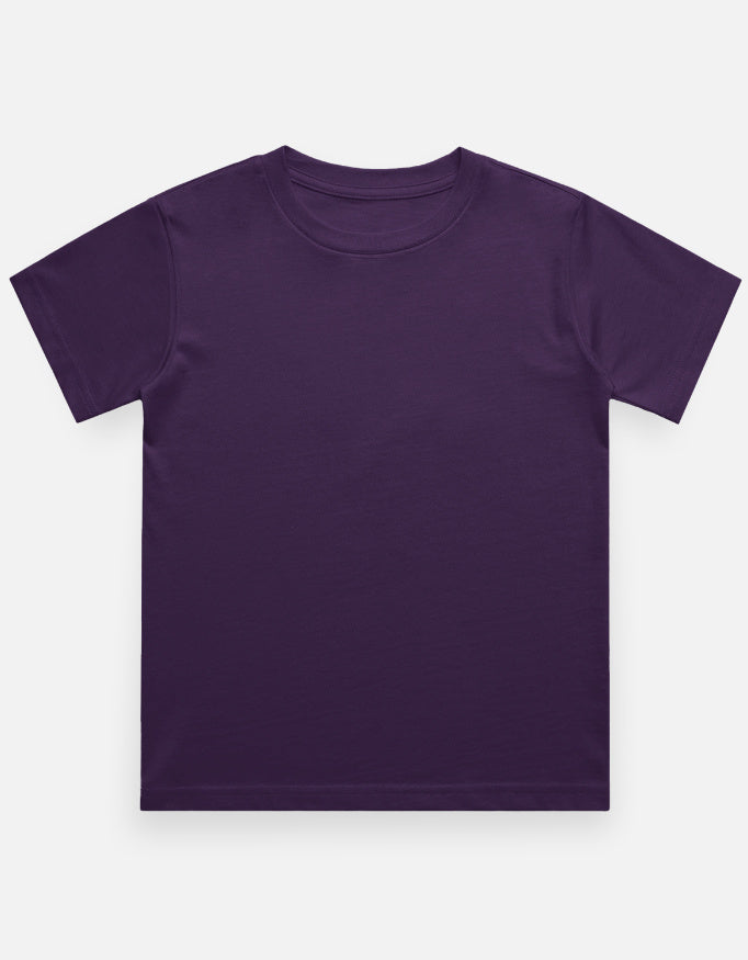 C-Labs C-Standard: Boy's T-Shirt (Dark) Boy Classic Crew T-Shirt Purple Front_1_c_26_b143975e-5703-45f6-9874-5d6d9be2f811