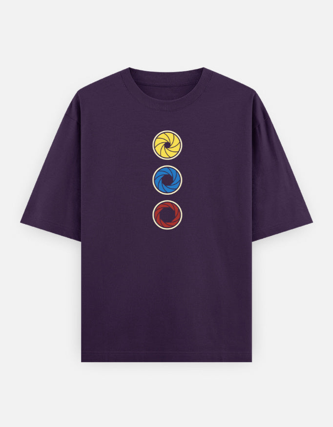 C-Labs Camera Focus Oversized Classic T-Shirt Purple Front_1_c_26_bb7bb409-dfa3-410b-b9cd-c407e72e9d60