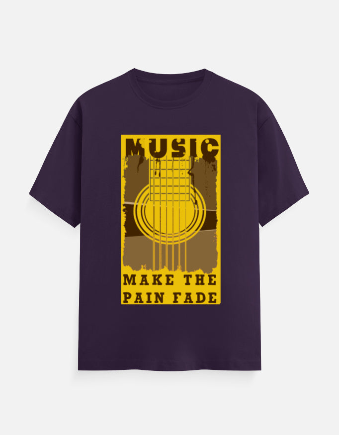 C-Labs Music Make The Pain Fade Classic Crew T-Shirt Purple Front_1_c_26_bf722ee3-d63e-4e9a-9cc8-d3315e795203
