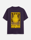 C-Labs Music Make The Pain Fade Classic Crew T-Shirt Purple Front_1_c_26_bf722ee3-d63e-4e9a-9cc8-d3315e795203