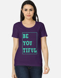 C-Labs Be You Tiful Women's Classic T-Shirt Purple Front_1_c_26_cfaf21e1-8640-4b2f-a122-633a337faf9e