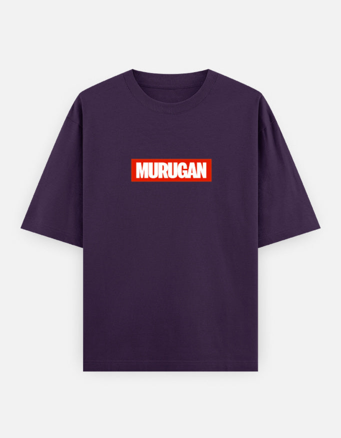 C-Labs Om Murugan Oversized Classic T-Shirt Purple Front_1_c_26_d9246de5-e255-4ef7-a3eb-ef9d2dad41f8