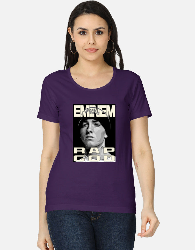 C-Labs Rap God Women's Classic T-Shirt Purple Front_1_c_26_f2c9e7ce-d58a-4a12-81d8-2f340f27c23a