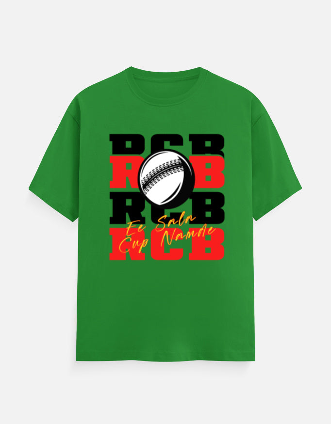 C-Labs RCB Ee Sala Cup Namde Classic Crew T-Shirt Flag Green Front_1_c_27_04be1b36-df07-44f7-bbb9-81e0fa142cbf