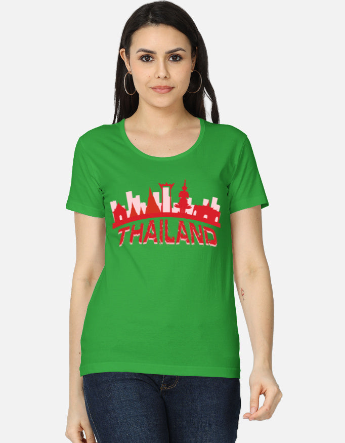 C-Labs Thailand Women's Classic T-Shirt Flag Green Front_1_c_27_166d9eee-4adf-43e8-a807-517b53c15b76