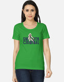 C-Labs Smooth Criminal Women's Classic T-Shirt Flag Green Front_1_c_27_1c3b6452-4492-4cb0-9173-490659ddcfda