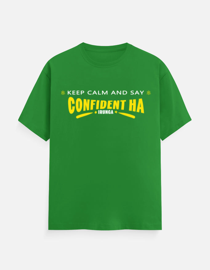 C-Labs Confident-ah Irunda Classic Crew T-Shirt Flag Green Front_1_c_27_1ed218e7-f3e9-493c-87b4-3a3dfee6a01a