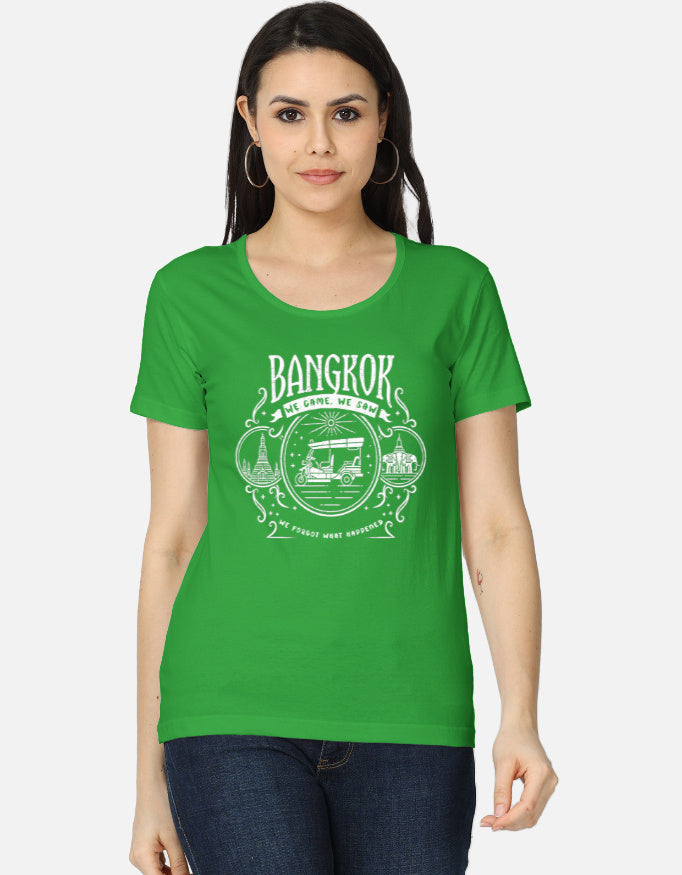 C-Labs Bangkok: We Came, We Saw Women's Classic T-Shirt Flag Green Front_1_c_27_20f45f21-ebe6-4dab-a7f1-347c5b4ca890