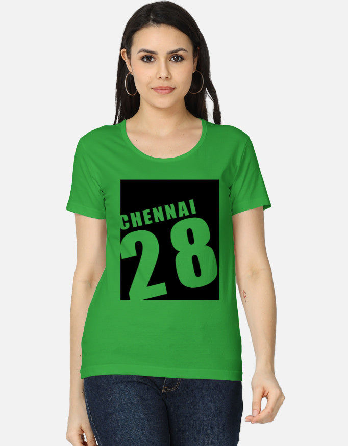 C-Labs Chennai 28 Women's Classic T-Shirt Flag Green Front_1_c_27_29b0d690-b026-4c01-8e65-fccf945b9705