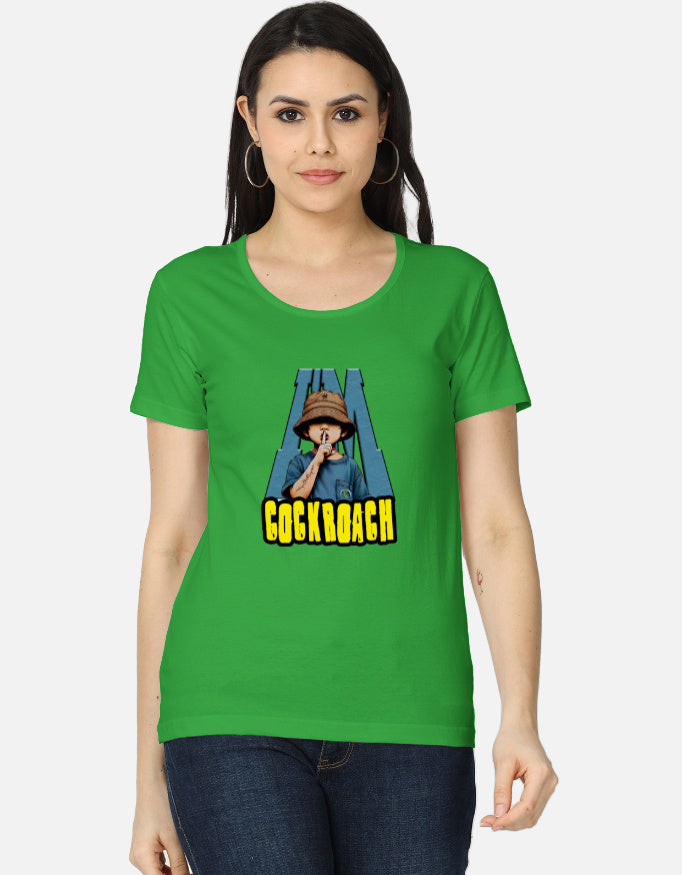 C-Labs I'm Cockroach Women's Classic T-Shirt Flag Green Front_1_c_27_3325d823-d6a2-4a41-b929-751a583fd816