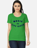 C-Labs Music The Life Giver Women's Classic T-Shirt Flag Green Front_1_c_27_36bd5fc3-f76a-4822-a351-69b03839b165