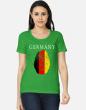 C-Labs Germany Women's Classic T-Shirt Flag Green Front_1_c_27_4b75539d-7350-4fa4-a537-df3be6731142