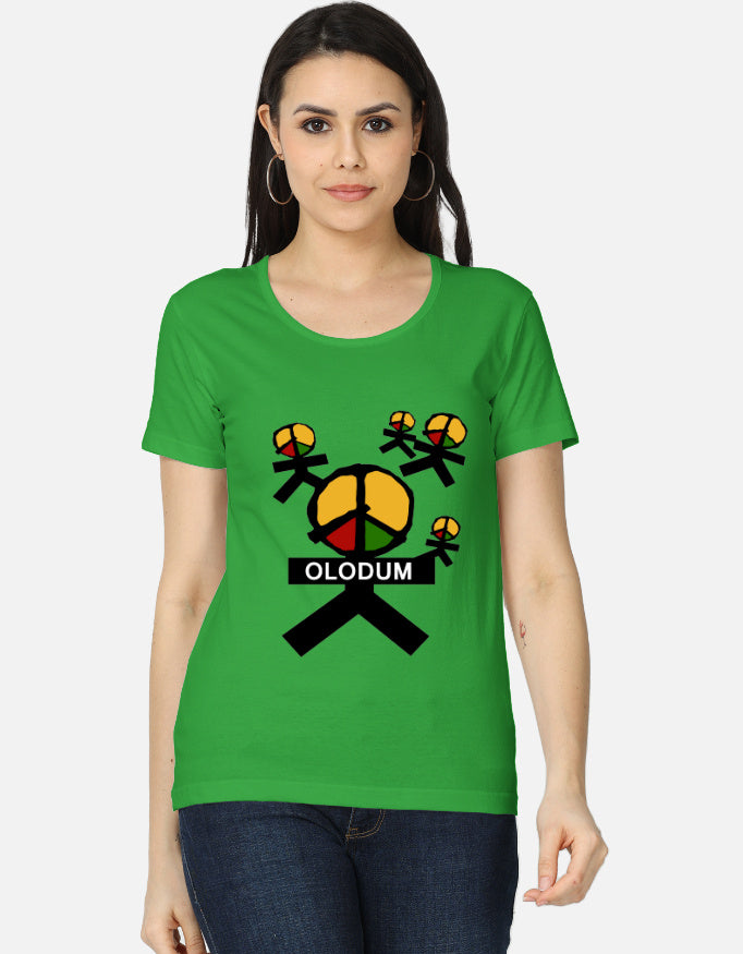 C-Labs Michael Jackson – Olodum Women's Classic T-Shirt Flag Green Front_1_c_27_5afc0b3b-3889-40db-8137-a62643da3456