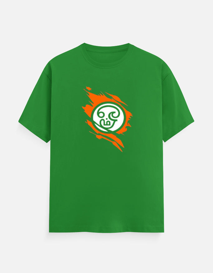 C-Labs Om Classic Crew T-Shirt Flag Green Front_1_c_27_636e14ba-8625-438a-b1ba-00be5a7114bf
