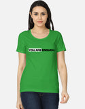C-Labs You Are Enough Women's Classic T-Shirt Flag Green Front_1_c_27_8cdfdedd-d6d3-4b87-85b1-25ba9062180a
