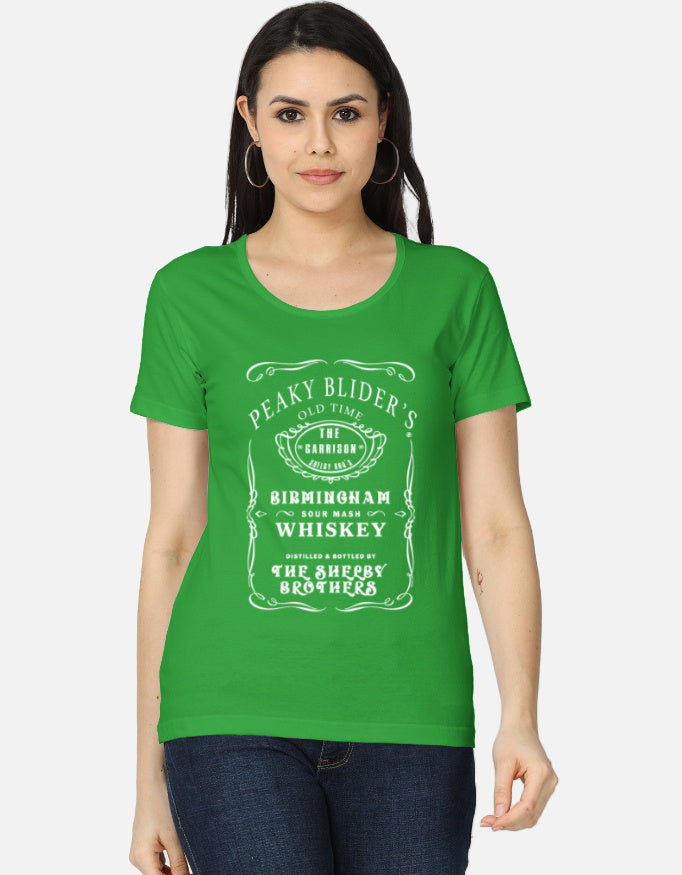 C-Labs Peaky Blinders Women's Classic T-Shirt Flag Green Front_1_c_27_a2615104-64f7-4843-8607-06a7341491c6