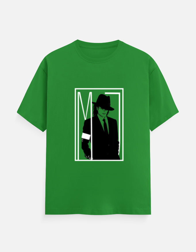 C-Labs Michael Jackson Classic Crew T-Shirt Flag Green Front_1_c_27_a92eabce-8aad-4c10-bd82-b2e438570a4c