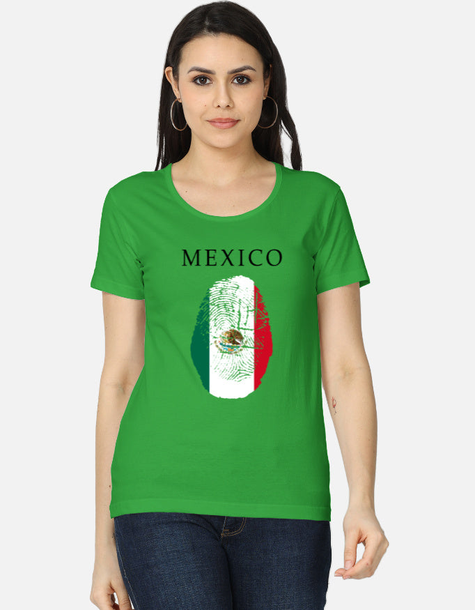 C-Labs Mexico Women's Classic T-Shirt Flag Green Front_1_c_27_b0f4ce64-d327-406b-9e49-308916dfc64e