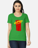 C-Labs Aalaporan Tamizhan Women's Classic T-Shirt Flag Green Front_1_c_27_c5fd1cd0-ca23-4288-ad04-cbd200a3fb57