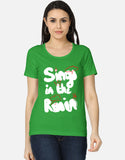C-Labs Sing In The Rain Women's Classic T-Shirt Flag Green Front_1_c_27_de609e8d-acc0-4cf8-b1f8-74426d221a0b