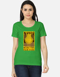 C-Labs Music Makes the Pain Fade Women's Classic T-Shirt Flag Green Front_1_c_27_ec0b124f-31fb-4efb-acca-f525ce2b63bc