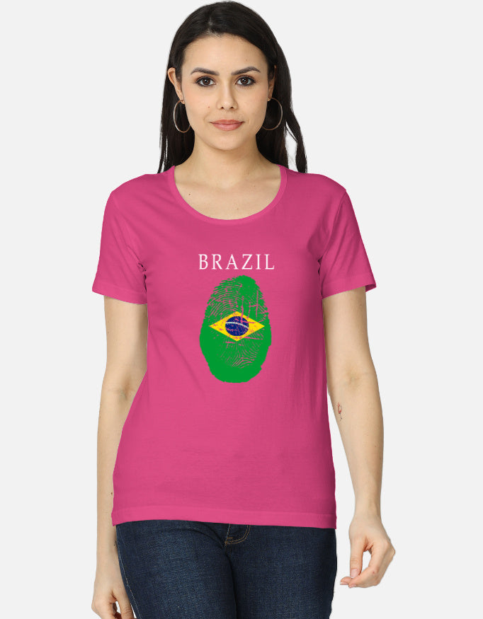 C-Labs Brazil Women's Classic T-Shirt Pink Front_1_c_28_6420dd89-4ada-4cbc-9174-455c4bd34e78