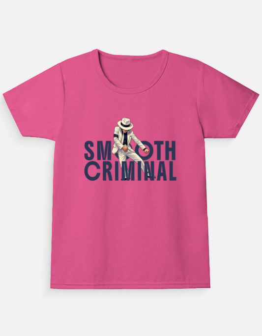 C-Labs Smooth Criminal Girl Classic Crew T-Shirt Pink Front_1_c_28_6646cb46-c9b5-489c-a21c-2032c142891e