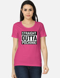 C-Labs Straight Outta Pochinki Women's Classic T-Shirt Pink Front_1_c_28_d319a06d-acc8-431e-bc8f-84ff5c63056c
