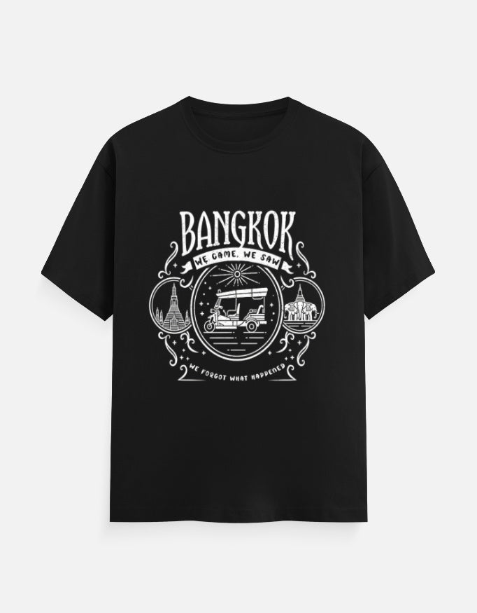 C-Labs Bangkok: We Came, We Saw Classic Crew T-Shirt Black Front_1_c_2_0ccc30d7-2f01-485c-ba25-c883953dcda2