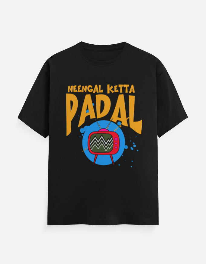 C-Labs Neengal Ketta Padal Classic Crew T-Shirt Black Front_1_c_2_168c4bd5-31db-42ea-9bee-50555a3066f8