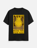 C-Labs Music Make The Pain Fade Classic Crew T-Shirt Black Front_1_c_2_177a491a-03aa-46b4-94b0-5d224f7f2989