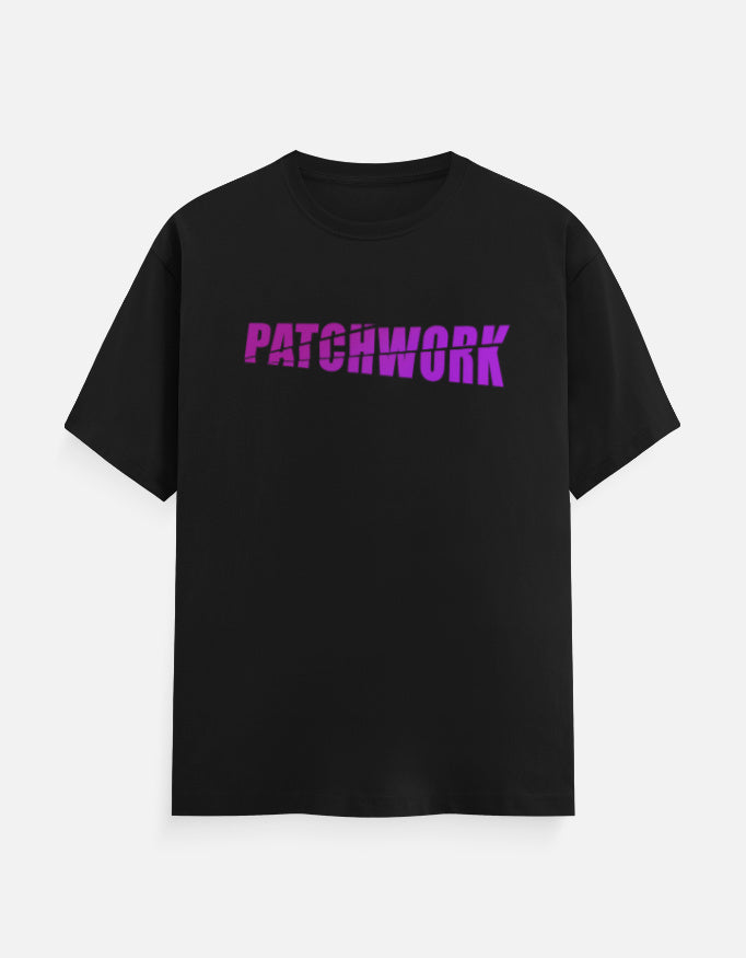 C-Labs Patchwork Classic Crew T-Shirt Black Front_1_c_2_2a3beb4a-5b49-490f-8c3d-8775bfe0ab54