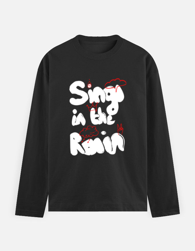 C-Labs Sing In The Rain Full Sleeve T-Shirt Black Front_1_c_2_2d6fd064-86f6-4dd4-a74a-2f0200f3d04b