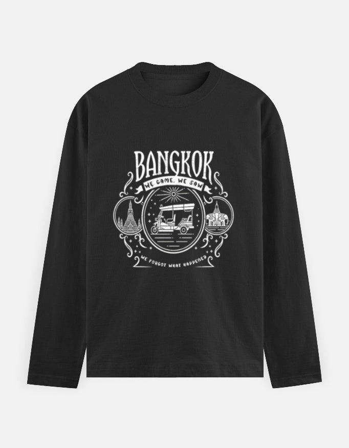 C-Labs Bangkok: We Came, We Saw Full Sleeve T-Shirt Black Front_1_c_2_2f9a771a-b988-4d89-96b5-f99c18c77ef3