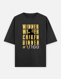 C-Labs WINNER WINNER CHICKEN DINNER Oversized Classic T-Shirt Black Front_1_c_2_3c81ba2f-8491-4c94-a3dc-99b6852a15c4