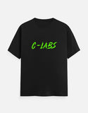 C-Labs C-LABS Neon Green Classic Crew T-Shirt Black Front_1_c_2_44f3acca-5624-48c8-b65d-b559ed671d23
