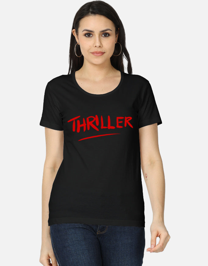 C-Labs Thriller Women's Classic T-Shirt Black Front_1_c_2_4d635cff-ff8b-40dd-83c1-e0de8504c51e
