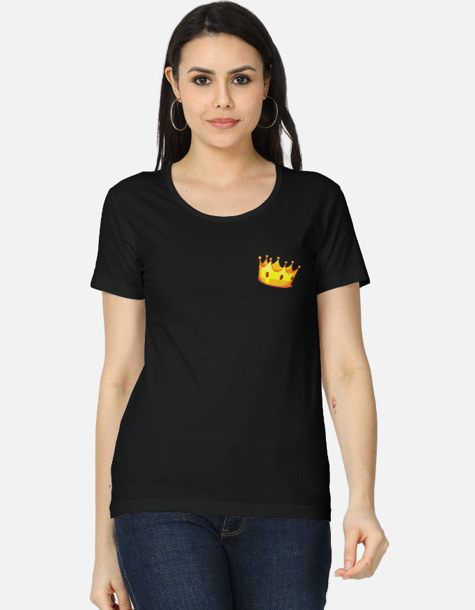 C-Labs Crown Women's Classic T-Shirt Black Front_1_c_2_55b242b7-5441-4dcf-bda0-05949b33dea1