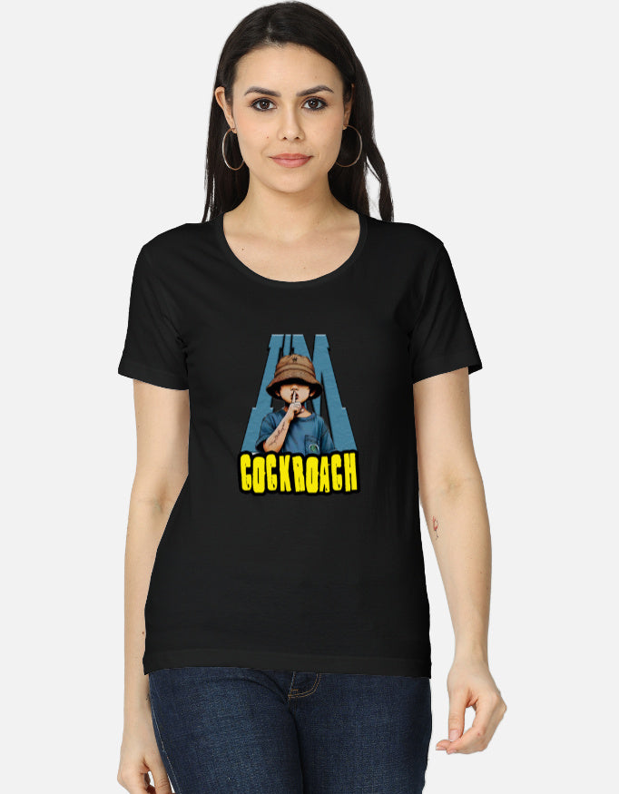 C-Labs I'm Cockroach Women's Classic T-Shirt Black Front_1_c_2_565f11af-2b52-45de-b1b8-68b8153df6a9