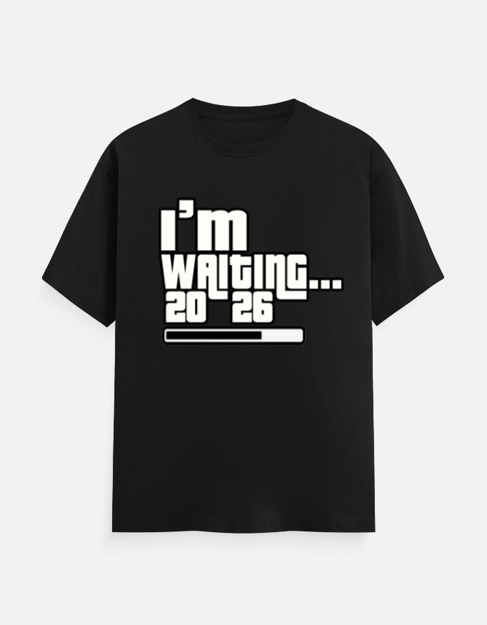 C-Labs I'm Waiting (2026) Classic Crew T-Shirt Black Front_1_c_2_6079c9e8-b51a-4f3a-9bd7-a50f69542c75