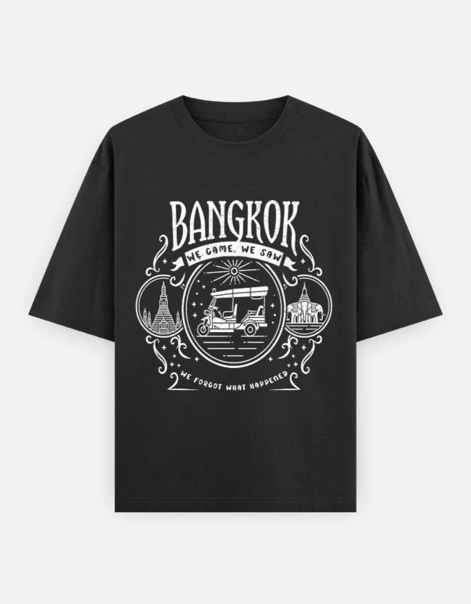 C-Labs Bangkok: We Came, We Saw Oversized Classic T-Shirt Black Front_1_c_2_623f5c79-3897-4ec7-80dc-54a7324a9d87