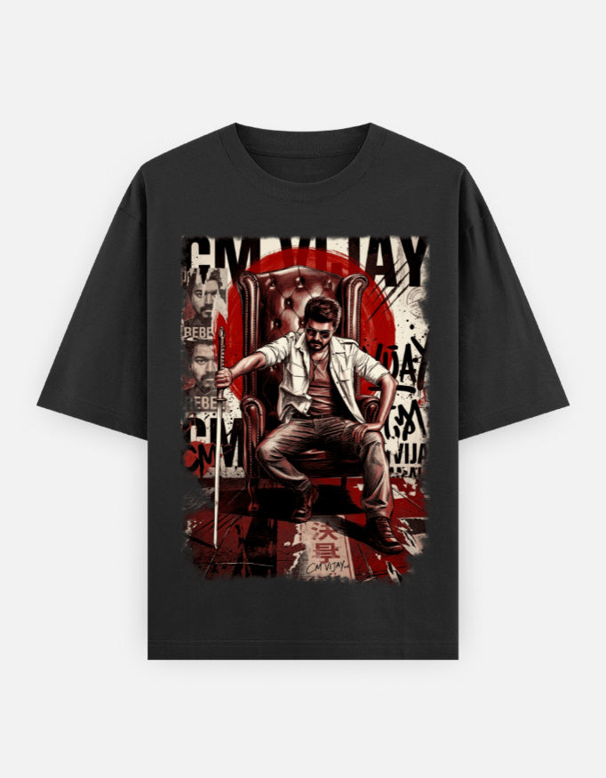 C-Labs CM VIJAY Oversized Classic T-Shirt Black Front_1_c_2_7c651004-ca36-484a-a44e-562250cfd5ef