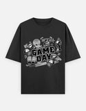 C-Labs Game Day CSK theme Oversized Classic T-Shirt Black Front_1_c_2_7cd1871f-db89-4c60-8349-bc226244aba1