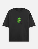 C-Labs Photographer Dinosaur Oversized Classic T-Shirt Black Front_1_c_2_7fabfda4-33e3-4619-9bf4-32bc75b459e7