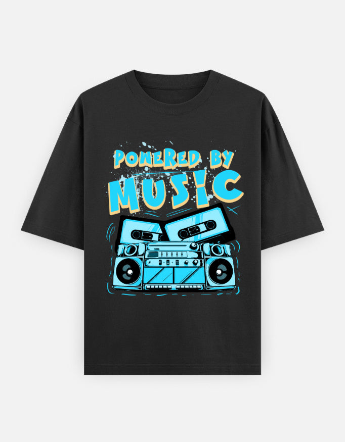 C-Labs Powered By Music Oversized Classic T-Shirt Black Front_1_c_2_84acdcbc-f11d-49ed-ab3a-67f30ff2285f