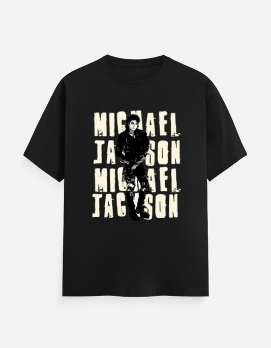 C-Labs Michael Jakson Classic Crew T-Shirt Black Front_1_c_2_8b9c1acc-a716-4d63-b097-e1bba2467777