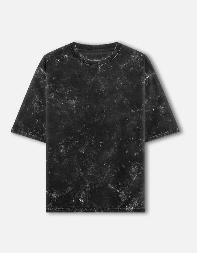 C-Labs C-Standard: Acid Washed Oversized Tee Acid Wash Oversized Tee Black Front_1_c_2_94d791d4-d401-4ecb-98ef-7163045bbb21
