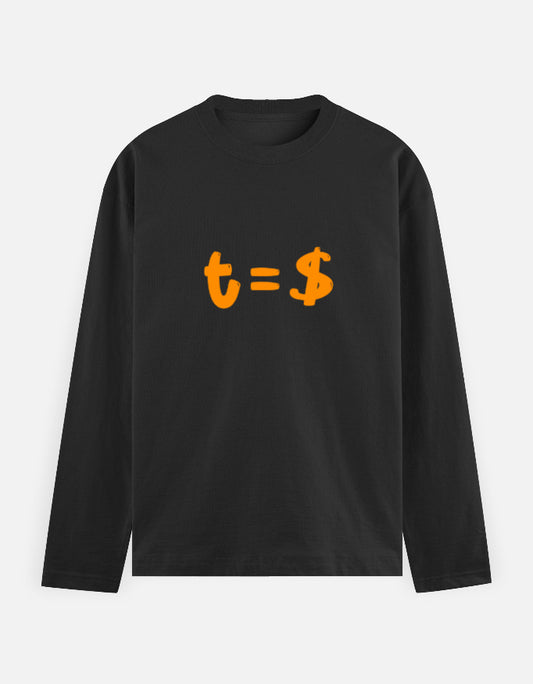 C-Labs Time Is Money Full Sleeve T-Shirt Black Front_1_c_2_97e72ec6-c8f2-4c2c-aa0c-bc1ae8f4abf2