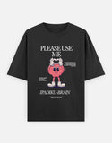 C-Labs Please use me ipadiku "Brain" Oversized Classic T-Shirt Black Front_1_c_2_98f21d48-4548-47d2-b1c7-8f3d79bd92d1